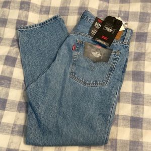 NWT Levi’s 501 Original cropped
